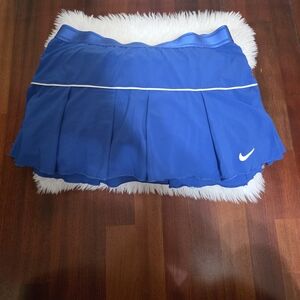 Nike Blue Athletic Tennis Skirt with White Trim